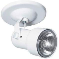 Spot Sobrepor Alumínio 1 Lâmpada 60W E27 Biancoluce Branco