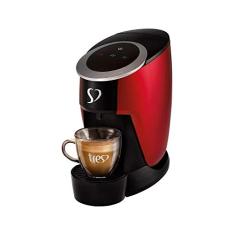 3 Corações TRES Cafeteira Espresso e Multibebida Touch Vermelha - 110V