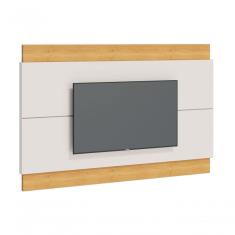 Painel Para Tv Classic 2.2 Off White Com Nature - Imcal Móveis