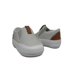 Sapatinho de Bebe Tenis Iate Masculino Infantil Menino RN Maninhos Bab
