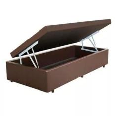 Cama Box de Solteiro Com bau Espaçoso 78 X 188cm No Tecido material si