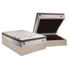 Cama Box Baú Casal: Colchão Molas Ensacadas Plumatex MasterPocket Pers