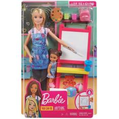 Boneca Barbie Professora De Arte Mattel