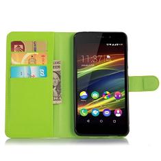 Capa para Wiko Slide 2 Carteira de Couro Flip Capa para Wiko Slide 2 Capa de proteção de telefone A capa com design simplificado