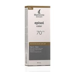 Protetor Solar Facial Episol Color FPS70 Tom 2 Claro 40ml