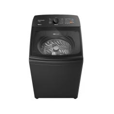 Lavadora de Roupas Brastemp 14kg Cesto Inox 12 Programas de Lavagem Cinza Platinum BWJ14A9