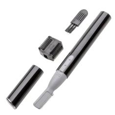 Navalha Mini Aparador De Pelos Eletrica Sobrancelhas Caneta Preta