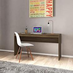 Escrivaninha Reta 150cm Me401 Djd Móveis Castanho