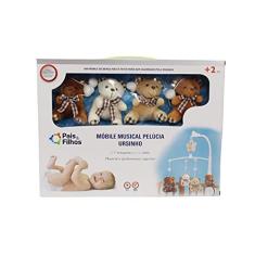 Pais E Filhos Pais & Filhos Móbile Musical Pelúcia Ursinho Estampado