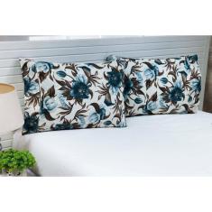 Jogo Lençol 3 Peças Cama Viúva 1,88M X 1,28M X 30Alt Percal