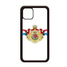 Capa com emblema nacional da bandeira de Luxemburgo para iPhone 12 Pro Max para Apple Mini Mobile Case