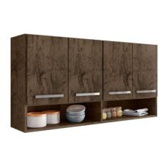 Armario Aereo Cozinha Lavanderia 4 Portas 1 Nicho Bulgaria - Brienza M