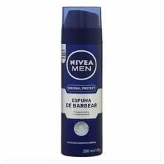 Espuma De Barbear Nivea Men Original Protect Com 200ml