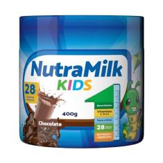 NutraMilk Kids Complemento Alimentar Infantil 400g - 28 Vitaminas e Minerais (Chocolate)