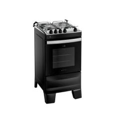 Fogão 4 Bocas Preto com Mesa Inox Atlas Agile Up Bivolt - Atlas Eletro