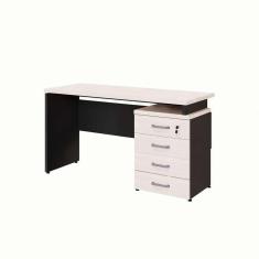 escrivaninha yaris 4 gv carvalho berlin e preta 135 cm