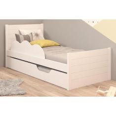 Cama Bibox de Solteiro Cimol Elza Branco - Permóbili