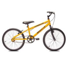 Bicicleta Aro 20 MTB Boy Infantil Tridal Amarelo