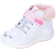 Bota Tênis Casual Kidy Pelúcia Calce Fácil Menina 009.0894