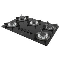 Cooktop Fogatti Safe Ferro Fundido 5 Bocas a Gas