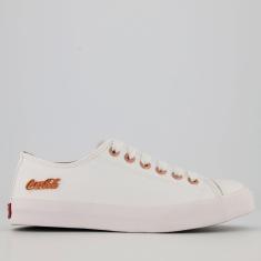 Tênis Coca Cola Basket Floater Low Feminino Branco-Feminino