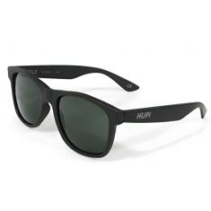 Óculos de Sol HUPI Brile Preto Fosco Lente Verde, Cor: PRETO