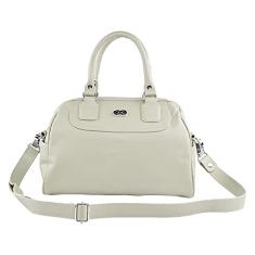 Bolsa Feminina AZALEIA em Couro (Bone)