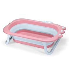 Banheira Retratil Crocodilo Rosa - Bb1145