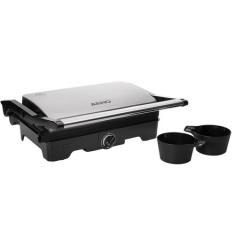 Grill Arno Dual Inox Gnox Retangular - 1100W Coletor de Gordura, Preto