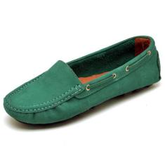 Mocassim Drive Sider Feminino Top Franca Shoes Verde, 36