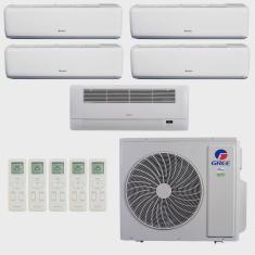Ar-Condicionado Multi Split Inverter R-32 Gree 42.000 (4x Evap hw 9.000 + 1x Evap Cassete 1 Via 18.000) Quente/Frio 220V