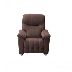 Poltrona Do Papai Reclinável Virtus - Veludo Marrom Escuro