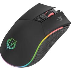 Mouse Gamer USB Led ELG Flakes Epic FLKM001 Preto, Preta