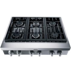 Cooktop de Embutir a Gás Brastemp BDR90AR 6 Bocas Inox com Chama de Alta Potência e Simmer 110V