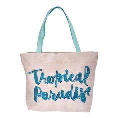 Bolsa Praia Feminina Grande P/Compras Sacola Passeio BPR-001 Tropical