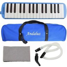 Escaleta Andaluz Ft32K Azul 32 Teclas Piânica Com Bag