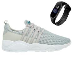 Tênis Masculino Usual Academia Caminhada Do Dia-a-Dia + Relógio - GMM 