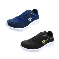 Kit 2 Pares Box 200 Tênis Esportivo Masculino Para Academia Tamanho Es