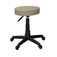 Cadeira Giratória Mocho, Ajuste de Altura e Rodízios - Ideal para Estética, Manicure, Tatuagem, Odontologia e Uso Doméstico - Bege