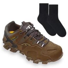 Kit Tênis Bull Terrier Aton Low Masculino + Par d-Masculino