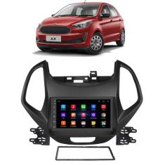 Kit Multimídia Android Ford ka 2018 2019 2020 2021 7 Polegadas GPS Tv 