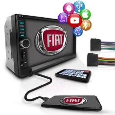 Central Multimídia Universal 2 Din Mp5 Bt Espelhamento Fiat - First Op