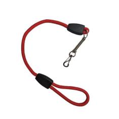 Guia de corda 1m com amortecedor Anti Puxão - King Of Pets, Vermelha