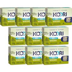 10 Sabonete Vegetal Koori Antibac Refrescante 150g Davene (10)