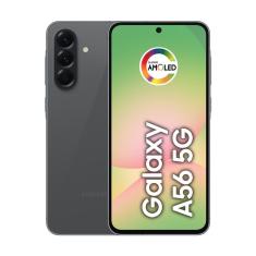 Celular Samsung Galaxy A56 5G 128GB, 8GB RAM, Câmera 50MP, IP67, Super AMOLED 6.7&quot;, Recursos AI