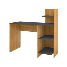 Escrivaninha Link Artely, Carvalho e Grafite