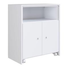 Balcão Multiuso Com Mesa Retrátil Funcionale A05 Branco