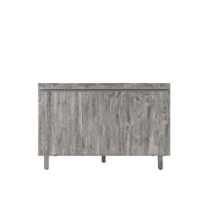 Balcão Gabinete de Pia Malu 120cm Rústico S/Tampo - Nathan