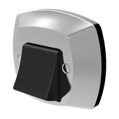 ACABAMENTO ABS CROMADO/PRETO P/VALVULA DESCARGA DOCOL