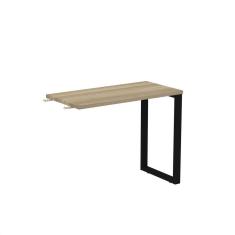 Mesa Complemento 900x450mm Mcp90/45p25tub Noce Naturalle/Preto